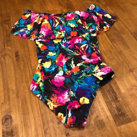 envya Other - NWT Off The Shoulder Envya Floral Swimsuit